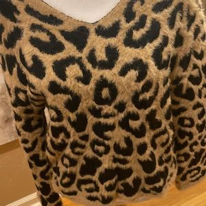 VICI thick animal print sweater size large